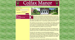 Desktop Screenshot of colfaxmanor.org