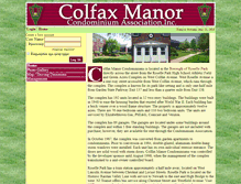 Tablet Screenshot of colfaxmanor.org